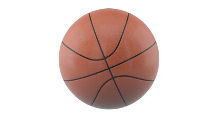Fototapeta premium basketball ball isolated on white