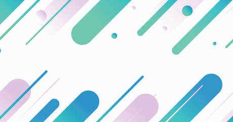 Abstract minimal geometric shape background with gradient