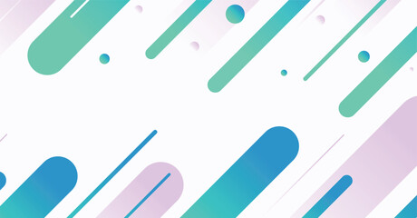 Abstract minimal geometric shape background with gradient