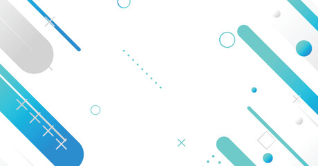 Abstract minimal geometric shape background with gradient