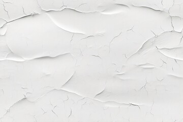 Repeatable white plaster texture with scratches. Light seamless pattern, loft or industrial style. Applicable for fabric print, textile, wallpaper, smartphone cover. Trendy background. - obrazy, fototapety, plakaty