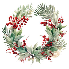 vector floral wreath