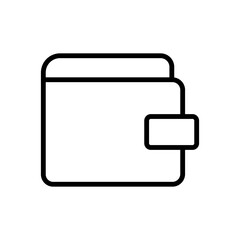 Wallet line icon trendy sign