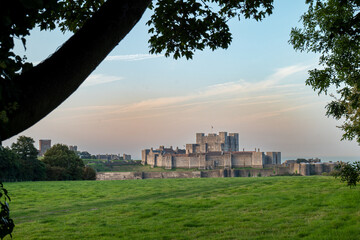 zamek w Dover - obrazy, fototapety, plakaty