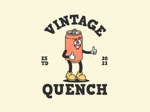 Surfing day is always a great day. Vintage mascot character with quote design for surfing