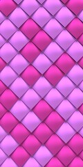 A vertical composition of colored volumetric panels in the form of scales. Background for smartphone. 