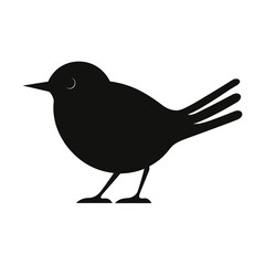 Simple Bird Icon Vector Illustration