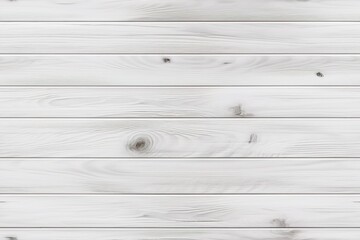 Fototapeta premium Repeatable white wooden planks texture. Light, seamless and realistic wood material. Close up view.