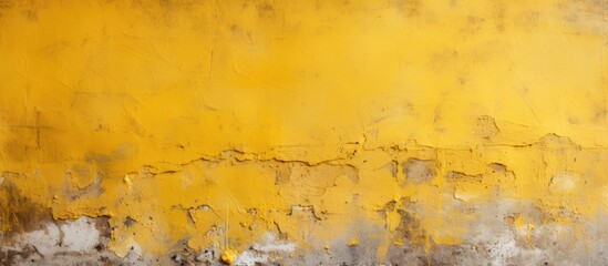 Texture of an aged cement wall with a yellowish hue serving as the backdrop