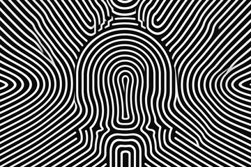 Wireless security to prevent unauthorized access or computer damage with a seamless vertical lines background drawing lines wallpaper banner. Generative AI