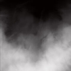 Fototapeta premium smoke on black color abstract watercolor background