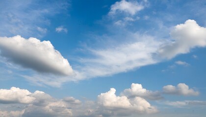 Obraz premium blue sky with clouds