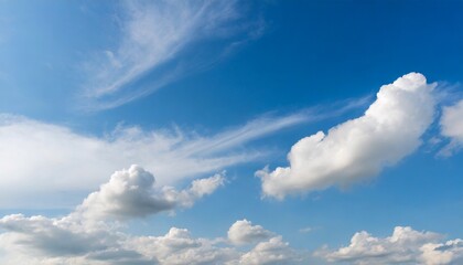 Obraz premium blue sky with clouds