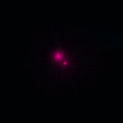 Fototapeta premium Lens Flare, Space Light, Abstract Black Background