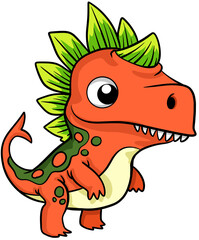 cartoon dinosaur illustration clip art