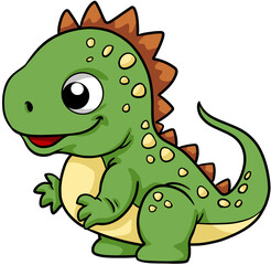 cartoon dinosaur illustration clip art