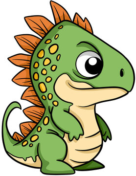 cartoon dinosaur illustration clip art