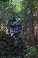神奈川県足柄市にある大雄山最乗寺の道了大権現・天狗化身像。守護道了大薩埵の化身。