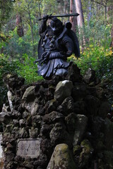 神奈川県足柄市にある大雄山最乗寺の道了大権現・天狗化身像。守護道了大薩埵の化身。