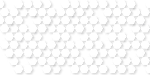 Background with hexagons. Abstract background with lines. white texture background. hexagon abstract background. Surface polygon pattern with glowing hexagon paper texture and futuristic business.