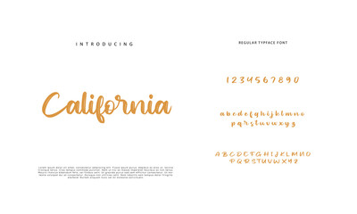 Best Alphabet Painting Paint Brush Beauty Script Logotype Font lettering handwritten