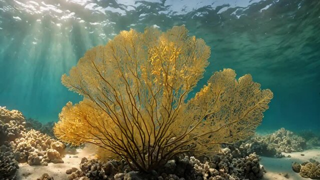 coral reef and coral