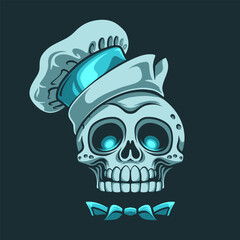 Skull Head mascot great illustration for your branding business