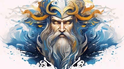 Foto op Plexiglas Odin - The nordic god of wisdom and allfather © Superhero Woozie