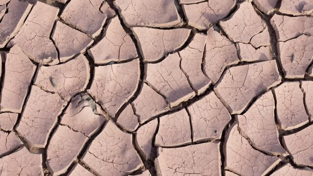 Dry Cracked Earth Zoom Out