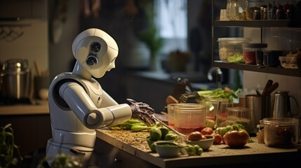 Robots are experts at cooking according to recipes