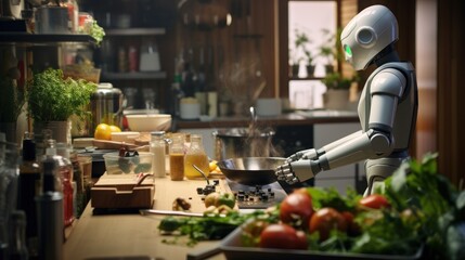 Robots are experts at cooking according to recipes