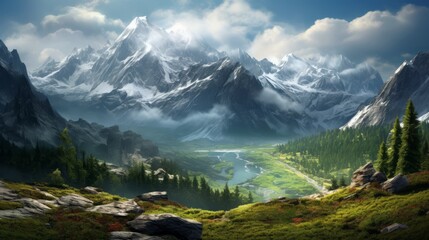 Breathtaking Mountain Vista