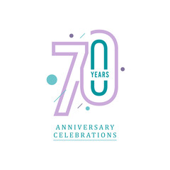 anniversary celebrations Logo Colletions Template