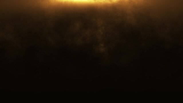 abstract orange lights and smoke background animation, 4k seamless loop