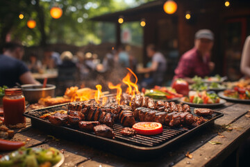 Barbeque pit