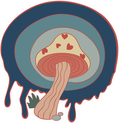abstract mushroom