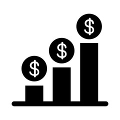 Investment chart icon