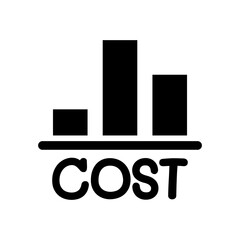 Cost analysis icon