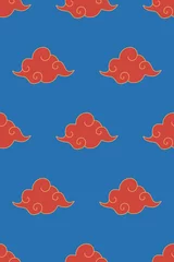 Rolgordijnen Chinese cloud seamless background © I hate tomato