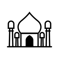 Arabian palace icon