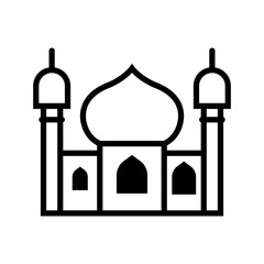 Arabian palace icon