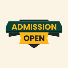 admission open now school education banner social media post template