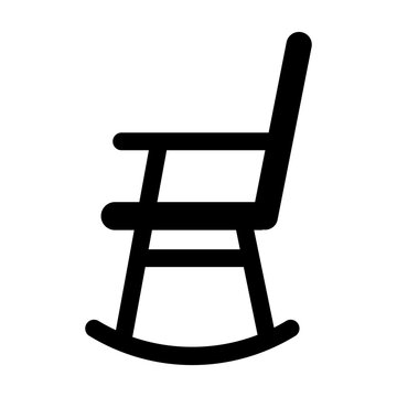 recommend clip art: Rocking chair icon
