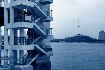 Wuhan city skyline, China