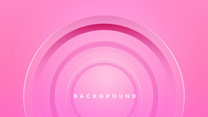 Pink circle background. Swirl circular lines element