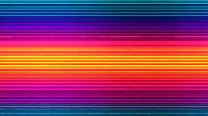 AI generated illustration of an abstract background of rainbow lines on a dark background