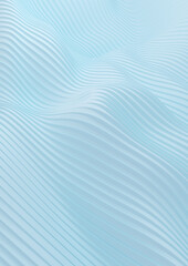 Wave band surface abstract background. 
3D illustration.