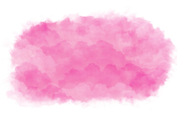 Fototapeta premium watercolor pink background. watercolor background with clouds