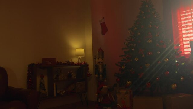 Living Room ready for the night of Christmas