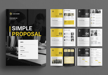 Brand Proposal Template Design Layout